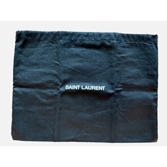 Saint Laurent Handbags - SAINT LAURENT Black Dust Bag 13 x 9